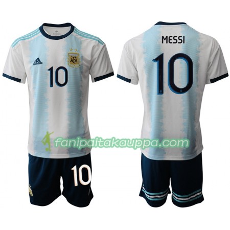 Jalkapallo Peliasut Argentiina MESSI 10 Lasten Koti Pelipaita Copa América 2019 Lyhythihainen